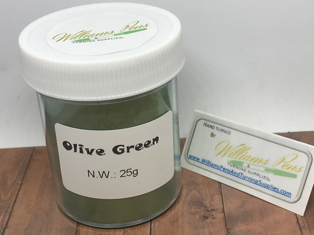 Mica Pigment 32# Olive Green - Williams Pens & Turning Supplies.