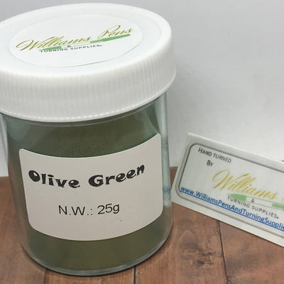 Mica Pigment 32# Olive Green - Williams Pens & Turning Supplies.