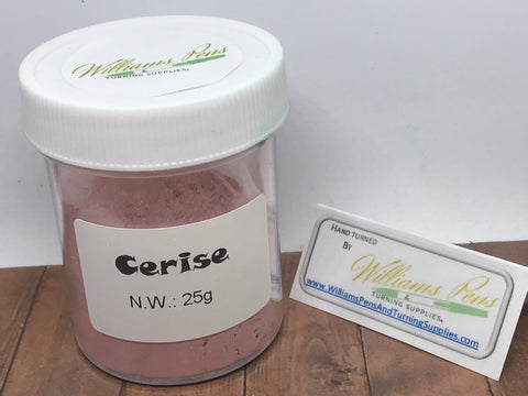Mica Pigment 37# Cerise - Williams Pens & Turning Supplies.