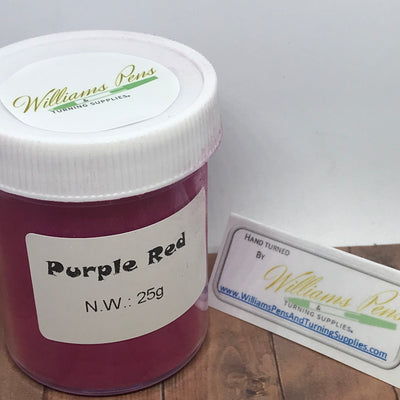 Mica Pigment 41# Purple Red - Williams Pens & Turning Supplies.