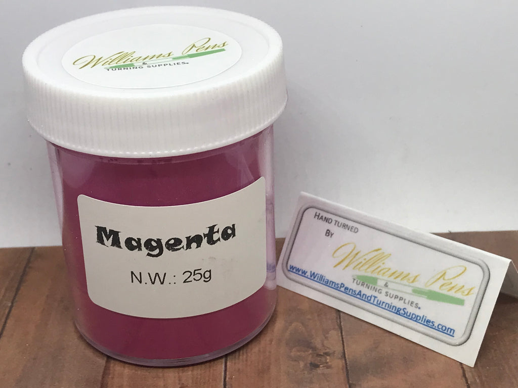 Mica Pigment 42# Magenta - Williams Pens & Turning Supplies.