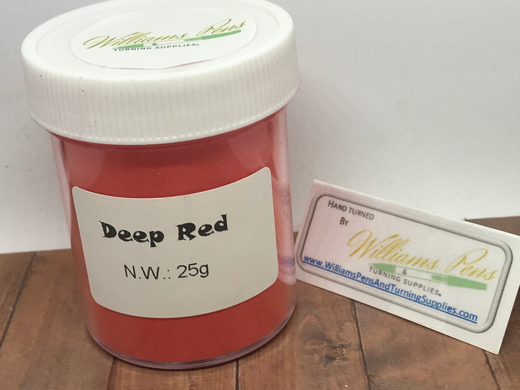 Mica Pigment 53# Deep Red - Williams Pens & Turning Supplies.