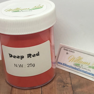 Mica Pigment 53# Deep Red - Williams Pens & Turning Supplies.