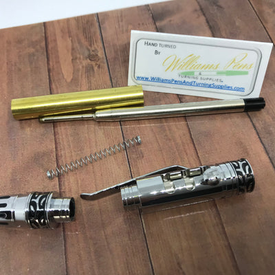 Chrome Stick Shift Pen Kit - Williams Pens & Turning Supplies.