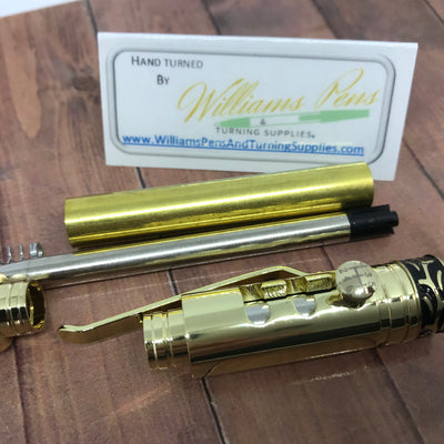 Gold Stick Shift Pen Kit - Williams Pens & Turning Supplies.