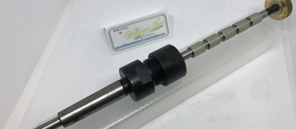 Morse Taper Mandrel MT1 Deluxe Adjustable - Williams Pens & Turning Supplies.
