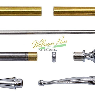 Chrome Fancy Lady Pen Kits - Williams Pens & Turning Supplies.