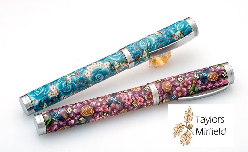MK2 Shakespeare Fountain Pen Brushed by British Made Pen Kits
