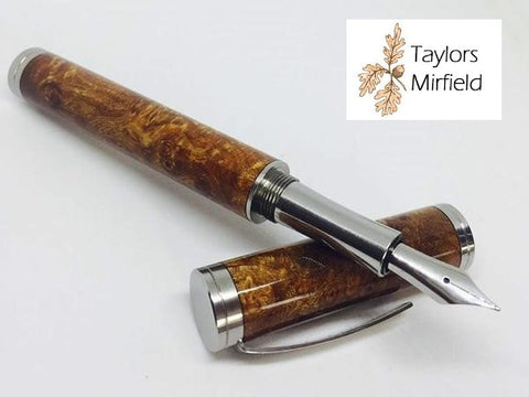 MK2 Shakespeare Fountain Pen Polished by British Made Pen Kits