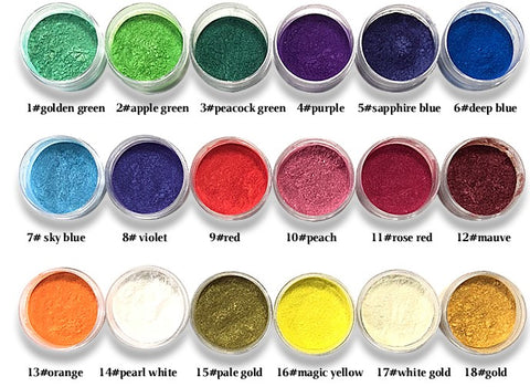 Mica Pigment 7# Sky blue - Williams Pens & Turning Supplies.