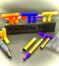 Pen Tube Plugs Purple 8mm
