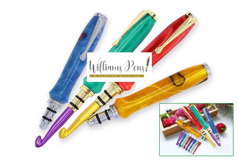Chrome with Colourful Crochet Hook Kit Project Sets