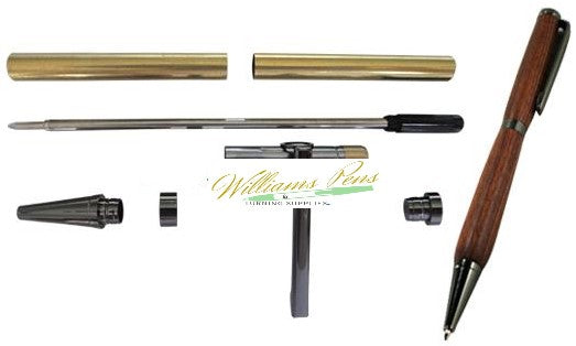 Slimline Pen Kit Gun Metal