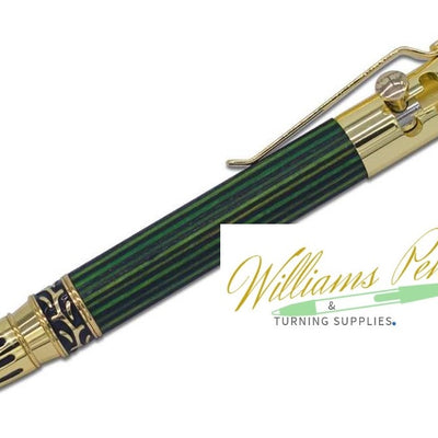 Gold Stick Shift Pen Kit - Williams Pens & Turning Supplies.
