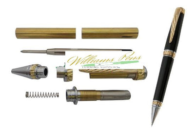 Gold Ultra Cigar Pen Kit - Williams Pens & Turning Supplies.