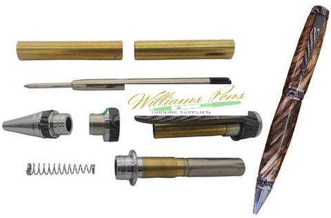 Gun Metal Ultra Cigar Pen Kit - Williams Pens & Turning Supplies.