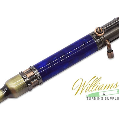 Antique Rose Copper and Gun Polish Victorian Pen Kit - Williams Pens & Turning Supplies.