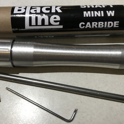 Blackline Mini 2 Piece Carbide Set (Handle & Shaft with W Cutter)